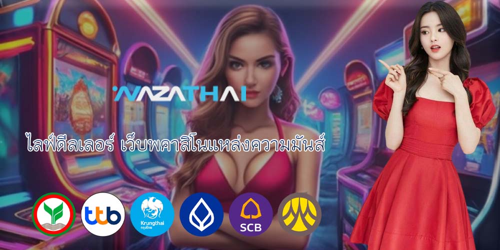 ไลฟ์ดีลเลอร์ เว็บพคาสิโนแหล่งความมันส์