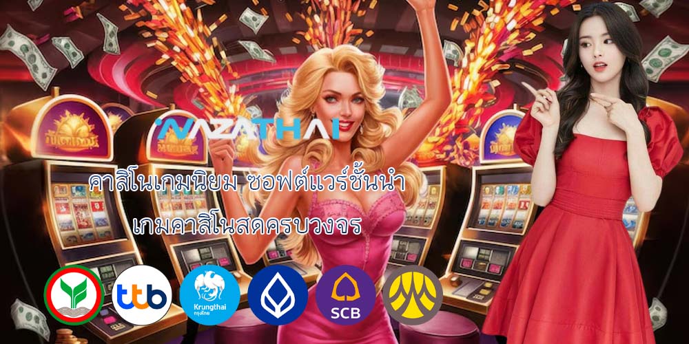 คาสิโนเกมนิยม ซอฟต์แวร์ชั้นนำ เกมคาสิโนสดครบวงจร