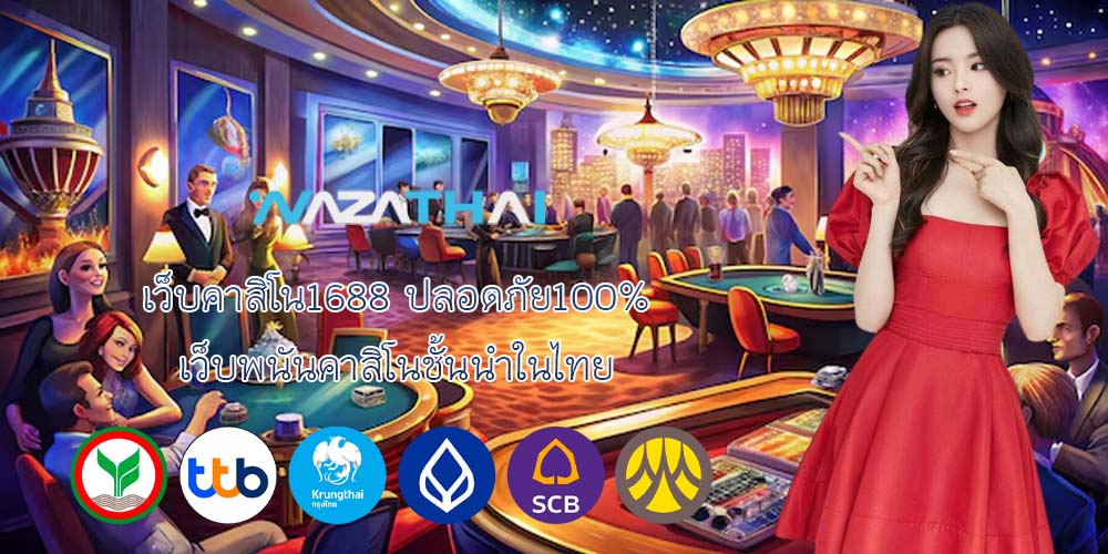 เว็บคาสิโน1688 ปลอดภัย100% เว็บพนันคาสิโนชั้นนำในไทย