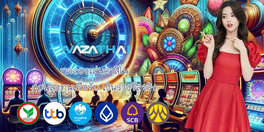 ทดลองเล่นคาสิโน ก่อนลงทุนเพื่อรับ เงินรางวัลจริง