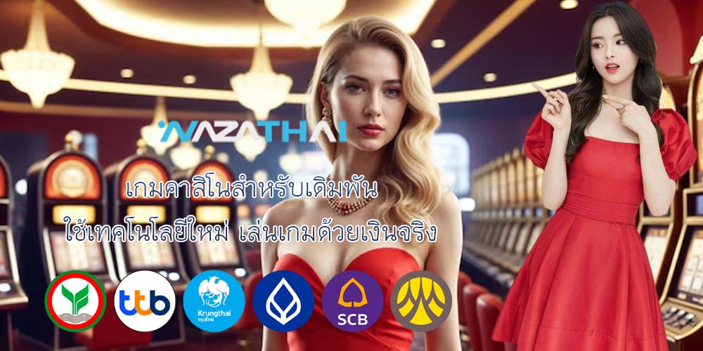 เกมคาสิโนสำหรับเดิมพัน ใช้เทคโนโลยีใหม่ เล่นเกมด้วยเงินจริง