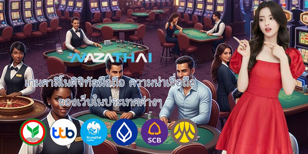 เกมคาสิโนดิจิทัลมือถือ ความน่าเชื่อถือ ของเว็บในประเทศต่างๆ