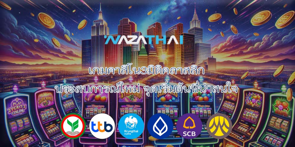 เกมคาสิโน3มิติคลาสสิก ประสบการณ์ใหม่ จุดเริ่มต้นที่น่าสนใจ