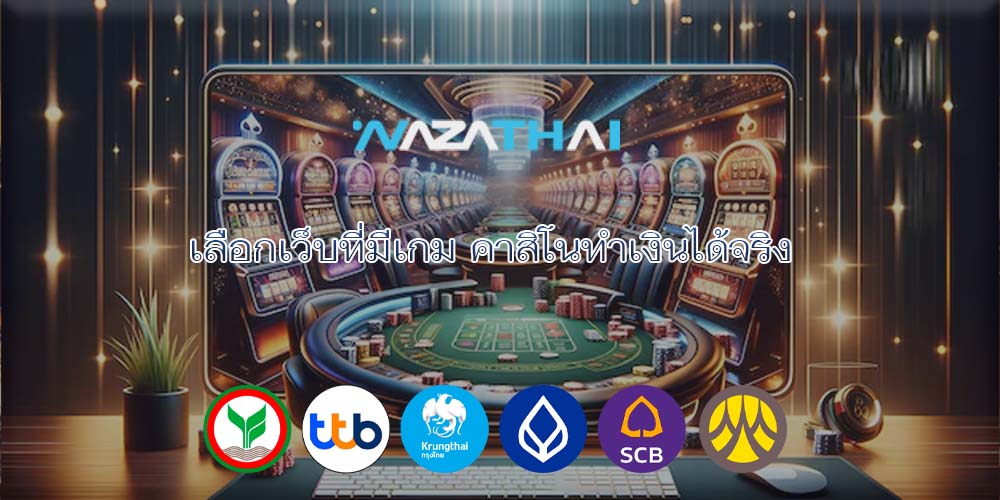 เลือกเว็บที่มีเกม คาสิโนทำเงินได้จริง